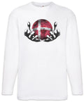Denmark Football Magic Ball Men Long Sleeve T-Shirt danish Soccer Flag
