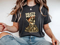 Death Metal Robot T-Shirt Vintage Retro Sci Fi Mecha Skull Graphic Heavy Metal