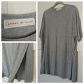 Sense of Place T-Shirt by Urban Research  Japan Side Slits Gray Minimalist OS