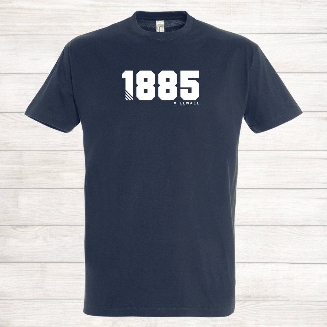 Millwall Football Shirt 1885 Est Year Retro Gift Casual Lions T Shirt
