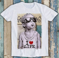 Banksy I Love Life Boy Graffiti Best Seller Funny Art Gift Tee T Shirt M1660