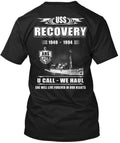 Uss Recovery Ars-43 1949-1994 U Call We Haul She T-Shirt Made in USA S-5XL