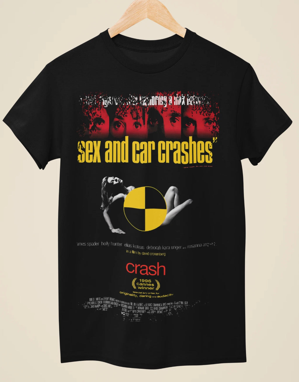 Crash - Movie Poster Inspired Unisex Black T-Shirt