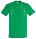 Football Field I T-Shirt Player Passion Love Addiction Soccer Ball Court