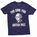 4th of July George Washington Too Cool for British Rules Tee Shirt
