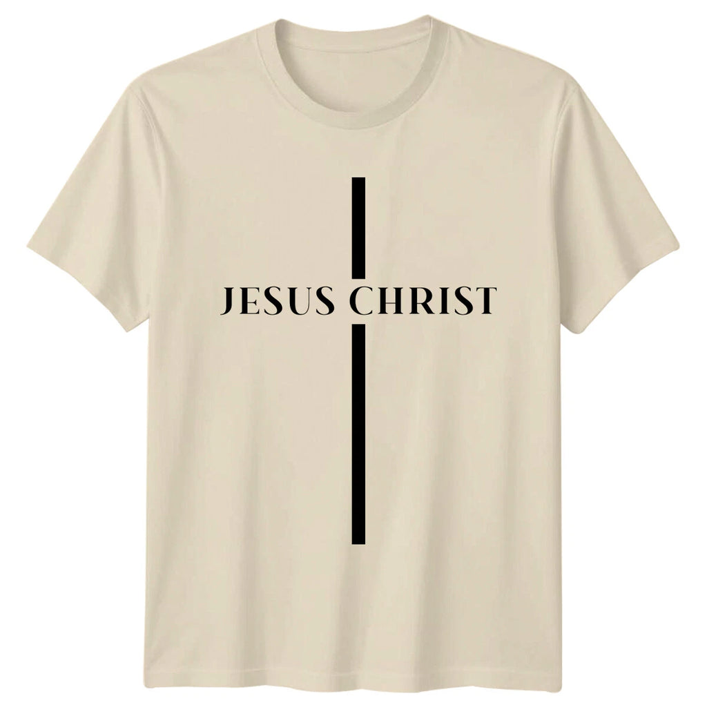Jesus Christ Cross Graphic Christian Faith T-Shirt
