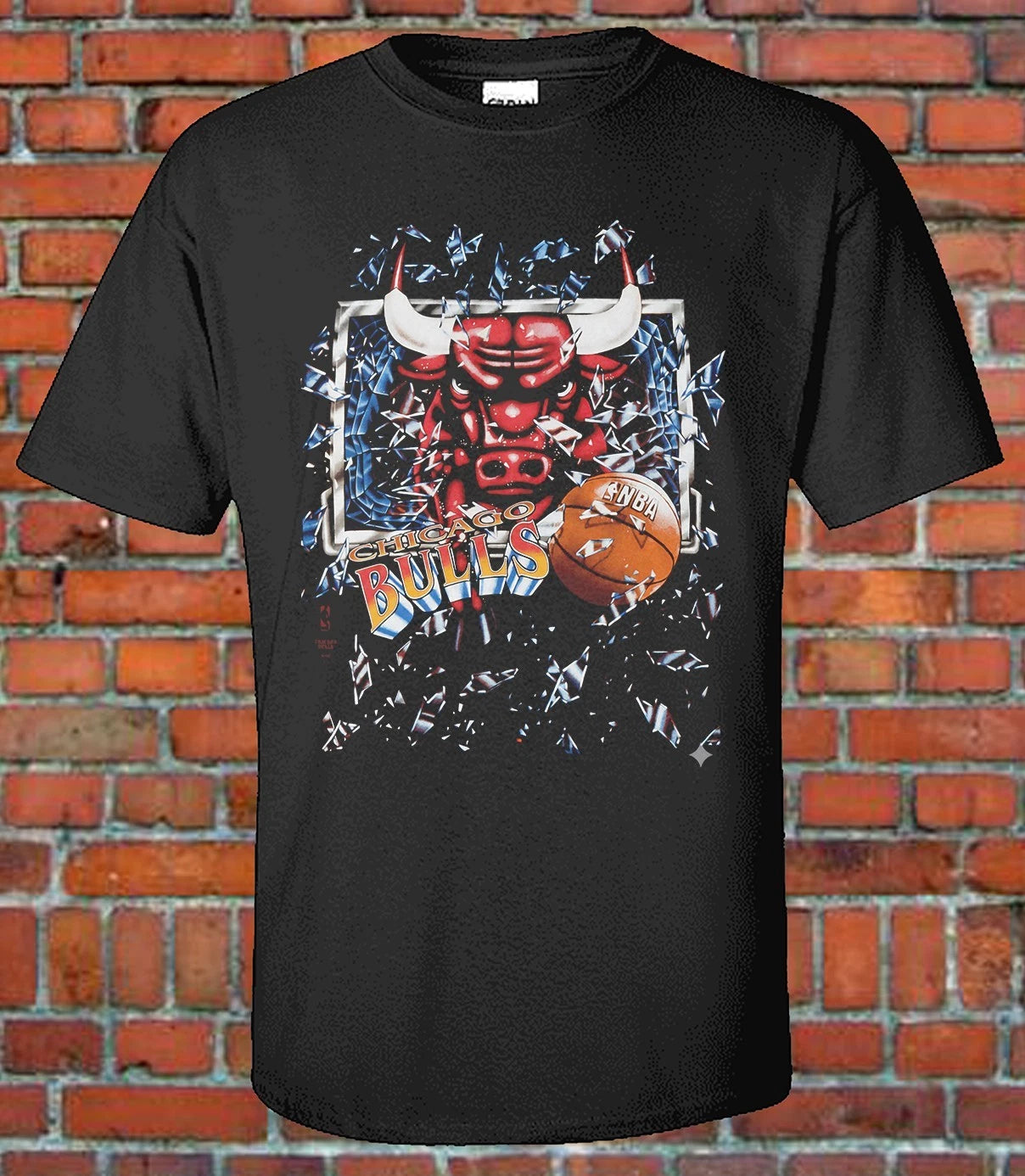Bulls Shattered Backboard  - Graphic Tee