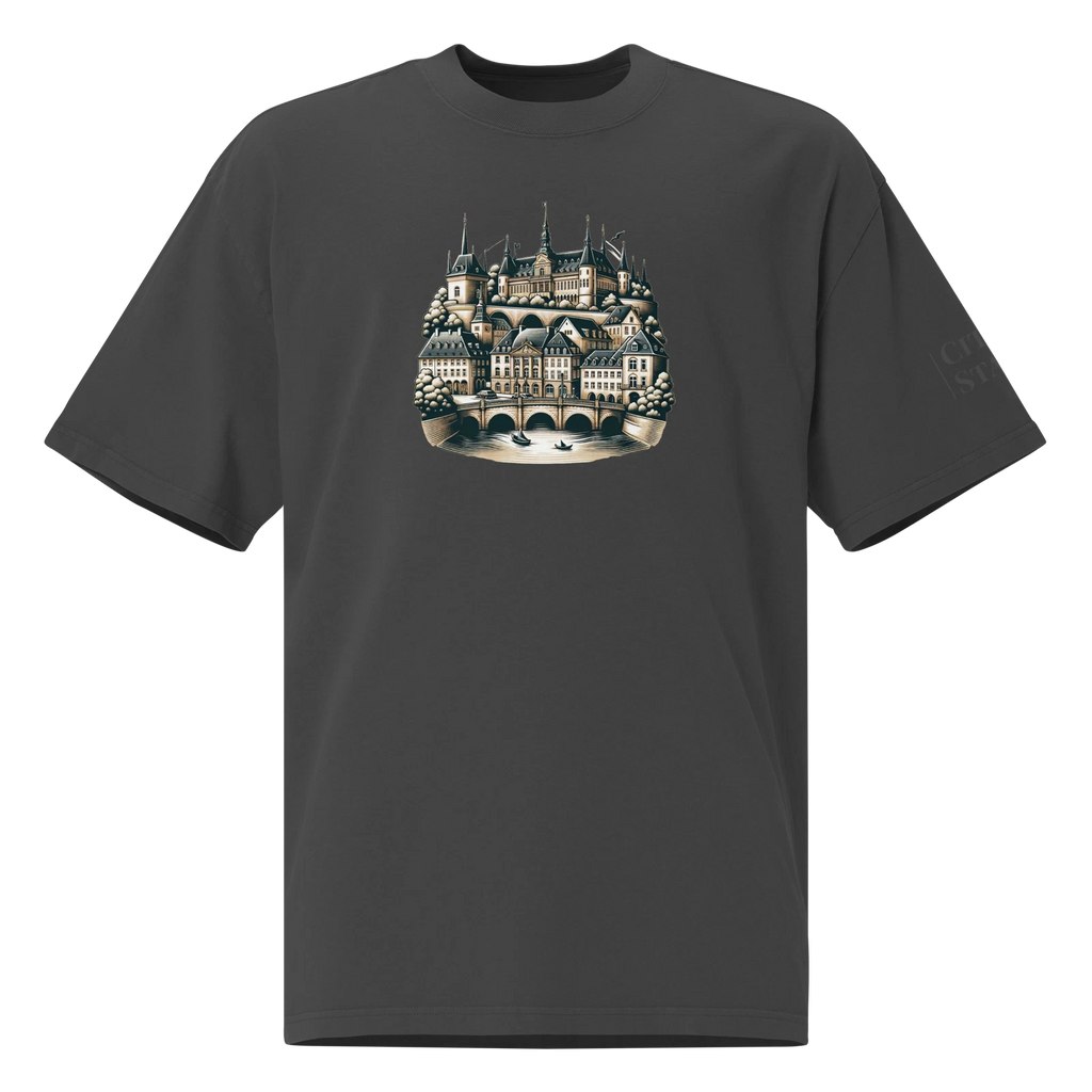 Oversized faded t-shirt (LUXEMBOURG)