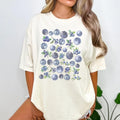 Blueberries, Aesthetic Fruit Shirt, Fruit Shirt, Vintage Graphic Shirt, Foodie