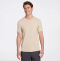 VRST Men's Essential Pocket Tee T-Shirt Stone Quarry (Beige) Small
