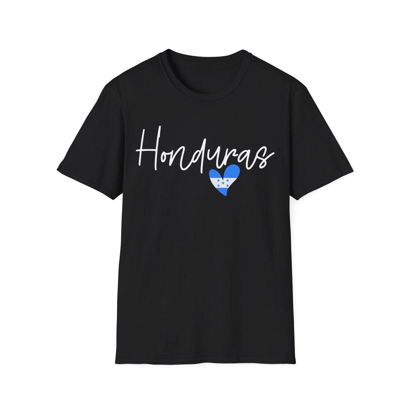 Honduran Flag Minimalistic Heart tee Design - Patriotic Gift for Natives Shirt