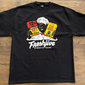 Extremely Rare Vintage New From 2008 Freshjive "Problems" Men's T-Shirt Black