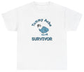 Tummy Ache Survivor T Shirt Funny Tummy Hurts Pain Pump Cover Meme Joke Gift Tee