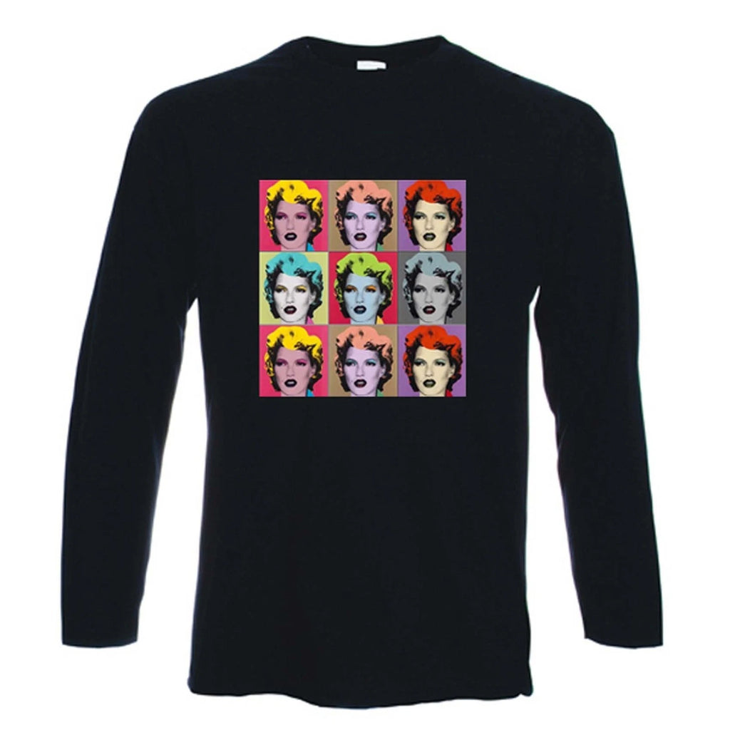 T-Shirt BANKSY KATE MOSS - Graffiti Pop Art D'Andy Warhol - Choix De 5 Couleurs