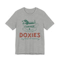 Coffee & Doxies T-Shirt | Dachshund Coffee Tee Unisex T-Shirt