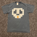 Vintage 2008 Nintendo Legend of Zelda Pixel Art Graphic T-Shirt Gray Mens Medium