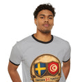 Sweden vs Tunisia Score Emblem T-Shirt | Soccer Match Graphic