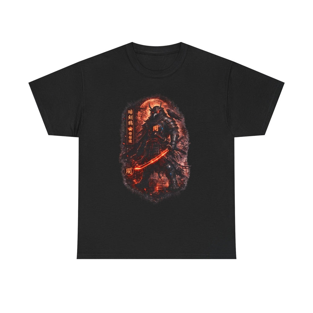 Cyber Samurai Raven T-Shirt | Japanese Streetwear Graphic Tee