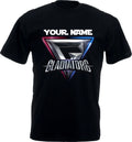 Personalized Gladiators T Shirt Custom Name Gaming Team Logo Unisex Tee Top