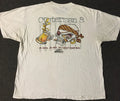 Vtg 90s Puke On Duke Noles Vs Blue Devils Faded Shirt XXL College Funny Beer PE