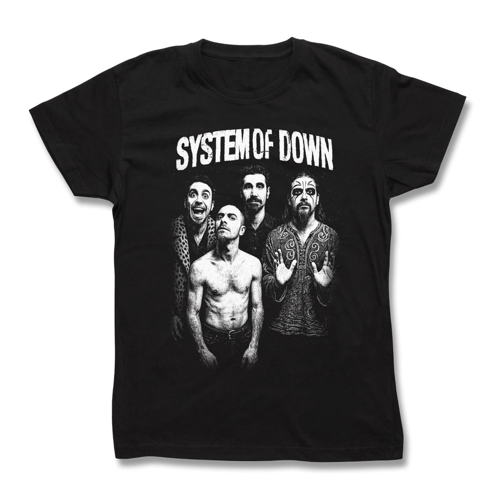 System of a Down - black T-Shirt  cotton - Heavy metal music tee gift for him
