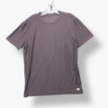 Vuori Shirt Mens Small Purple Short Sleeve Performance Tee Inspire Happiness
