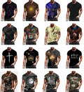 T Shirt Men Streetwear Black Short Sleeve Casual Novelty T-Shirts Tee Silky Soft