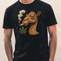 Mens Camel Smokes Grass Motif Cotton T-Shirt Size XS to 5XL