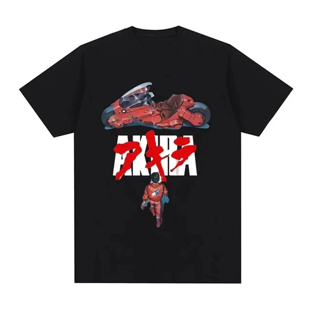 Akira T-shirt 1980s Japanimation Anime Vintage Men's Short Sleeve T-Shirt