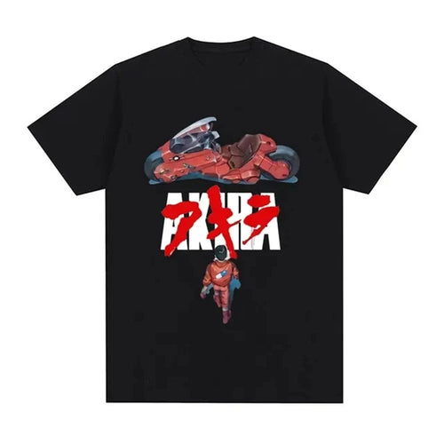 Akira T-shirt 1980s Japanimation Anime Vintage Men's Short Sleeve T-Shirt