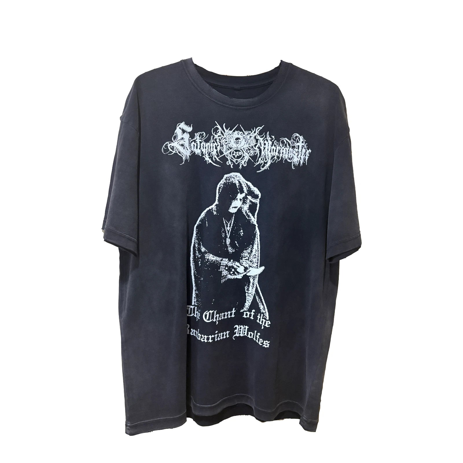 Satanic Warmaster T-Shirt - Vintage Style Black Metal Band Tee - Finnish Metal