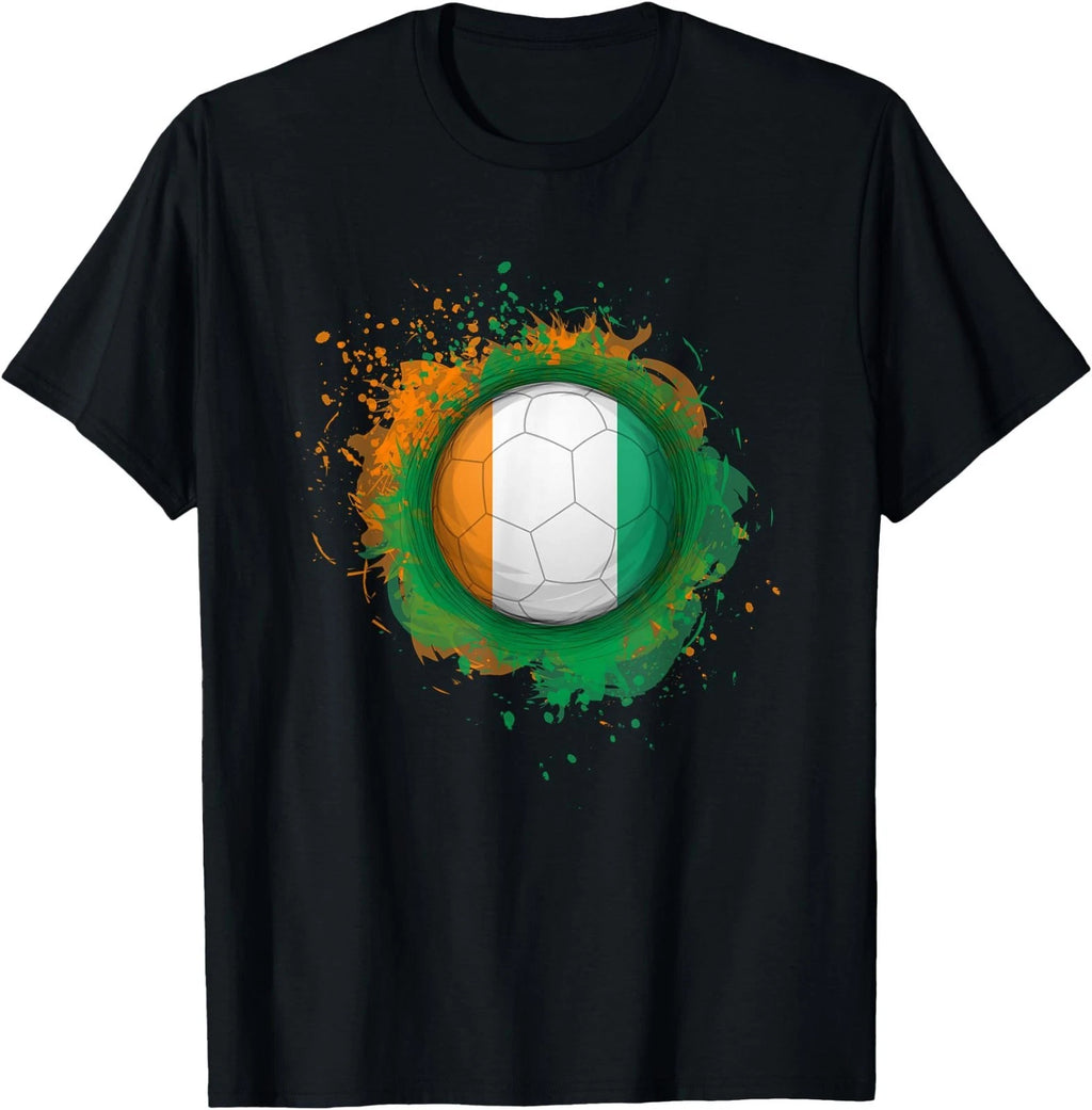 Proud Heritage Ivory Coast Flag Soccer Ball T-Shirt