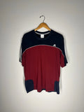 World Travel Y2K Tag Embroidery Adidas Vintage 2000s Red & Navy Soccer Jersey XL