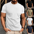 Men's Round Neck Slim Fit Short Sleeve Quick Dry T Shirt Athletic Wear