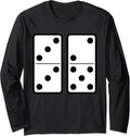 Funny 67 Meme Domino Addict Game Six Seven Long Sleeve T-Shirt