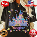 Cute Disneyland Castle 70th Anniversary 1955-2025 Coquette Bow Shirt S-3XL
