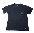 Uniqlo UT Large Street Fighter II Capcom Pocket Shirt Men Black Pixel Art Back