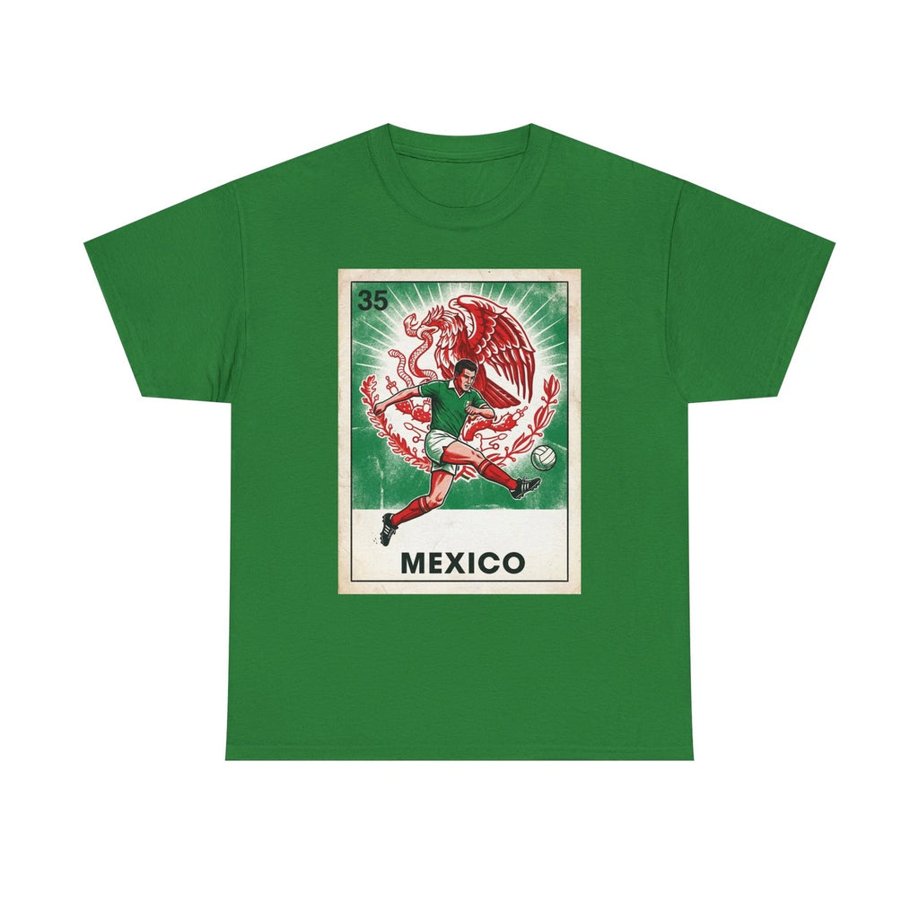 Retro Mexico National Team Style Shirt Distressed Soccer Football Fan Gift