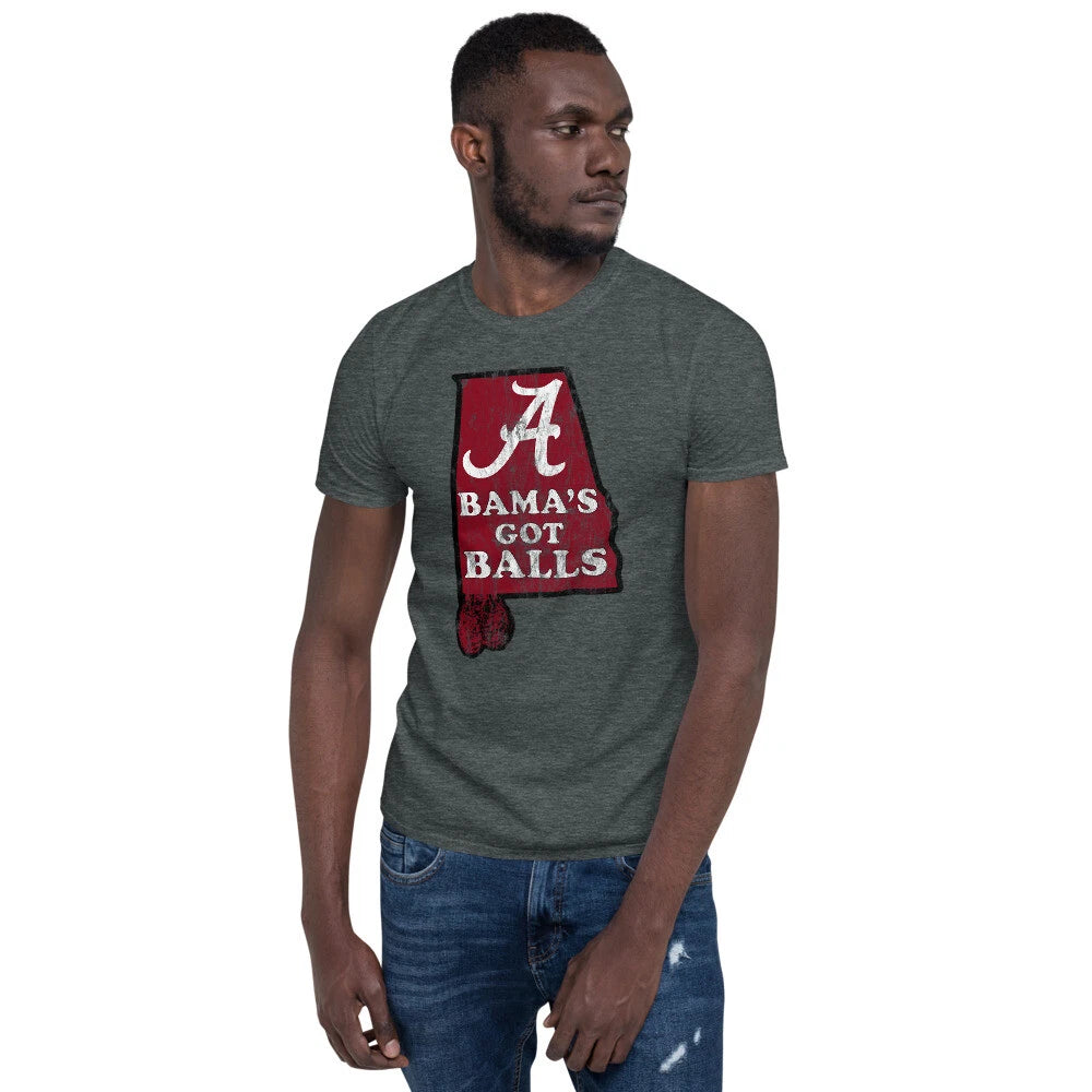 Bama's Got BALLS Alabama Football T-Shirt State College Humor Game Day Tailgate