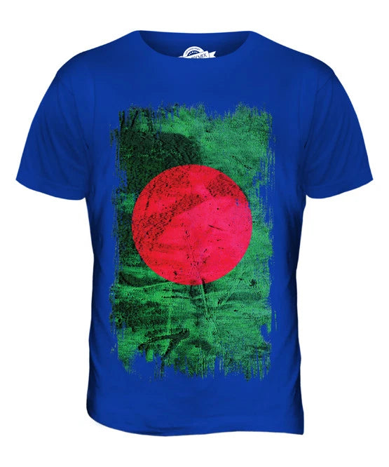 BANGLADESH GRUNGE FLAG MENS T SHIRT TEE SHIRT XS S M L XL 2XL 3XL 4XL 5XL