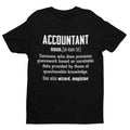 Funny T Shirt ACCOUNTANT Dictionary Definition Novelty Gift Work Friend Joke