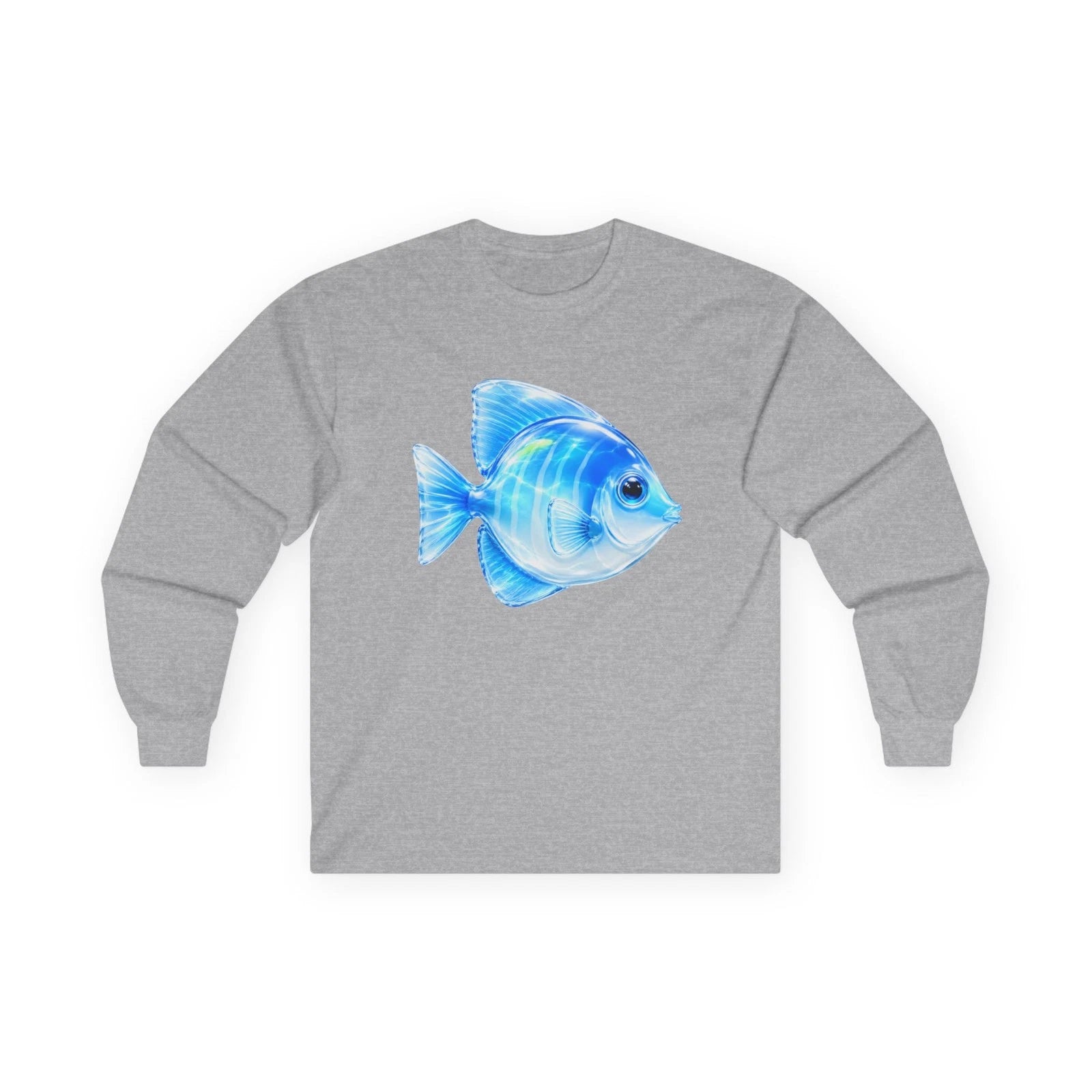 Frutiger Aero Fish Long Sleeve T Shirt