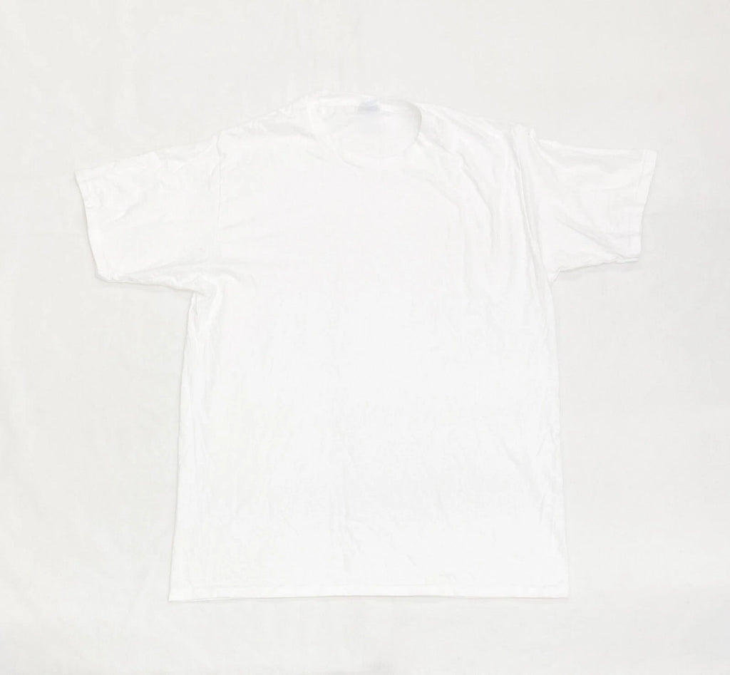 Port & Company Core Cotton Short Sleeve T-Shirt Men's Small White Crew Tee