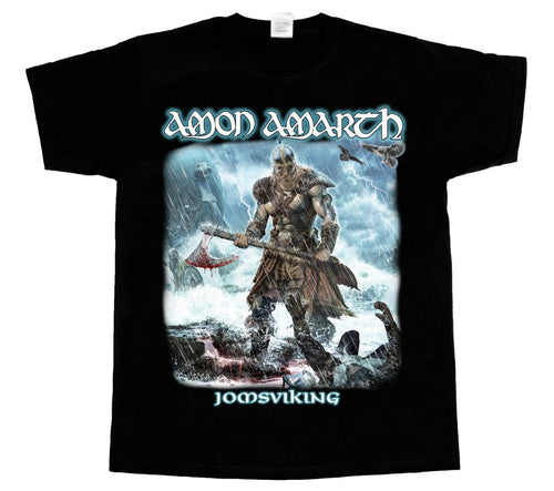 amon amarth jomsviking NEW BLACK SHORT/LONG SLEEVE T-SHIRT 3XL 4XL 5XL