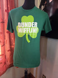 Dunder Mifflin The Office St. Patricks Day Mens Ripple Junction T-Shirt Sz M