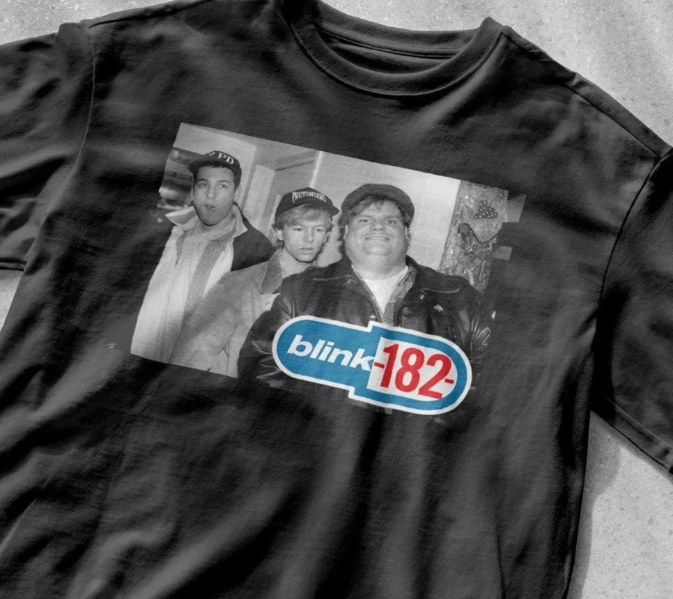 Adam Sandler, David Spade, Chris Farley Blink 182 T-Shirt