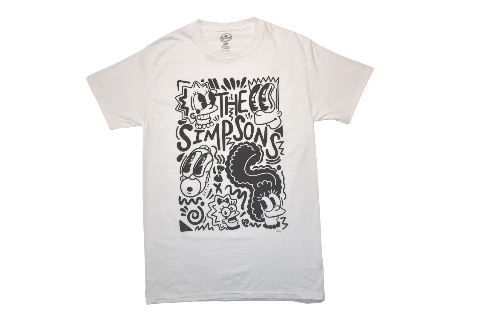 The Simpsons Mens Pop Art Family White Shirt New S, M, L, XL