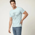 Floral Face T-Shirt Botanical Line Art Minimalist Aesthetic Graphic Tee MOEBEER