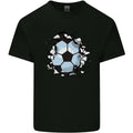 Football Smash Soccer Player Ball Mens Cotton T-Shirt Tee Top