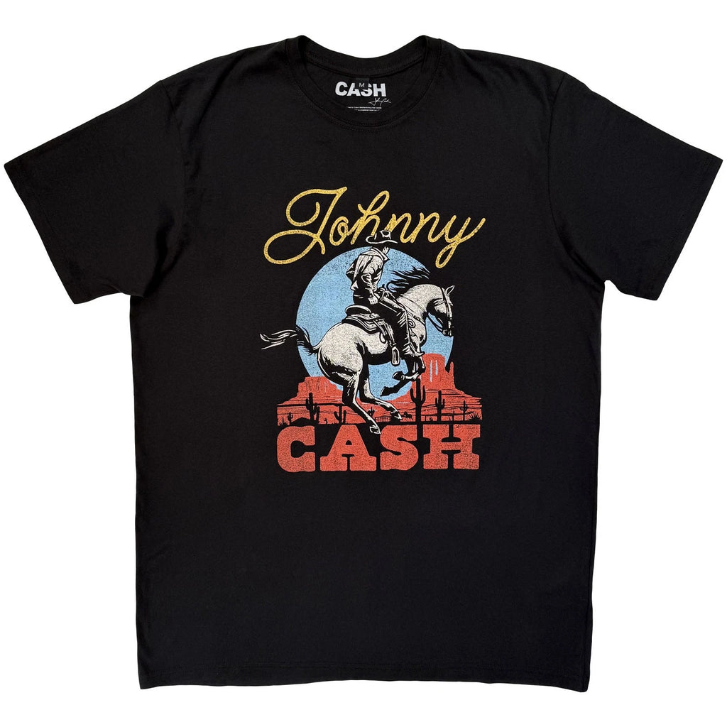 Johnny Cash Cowboy Premium Official T-Shirt Mens